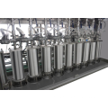 Straight Automatic 6-head mouthwash filling machine with conveyor PLC control